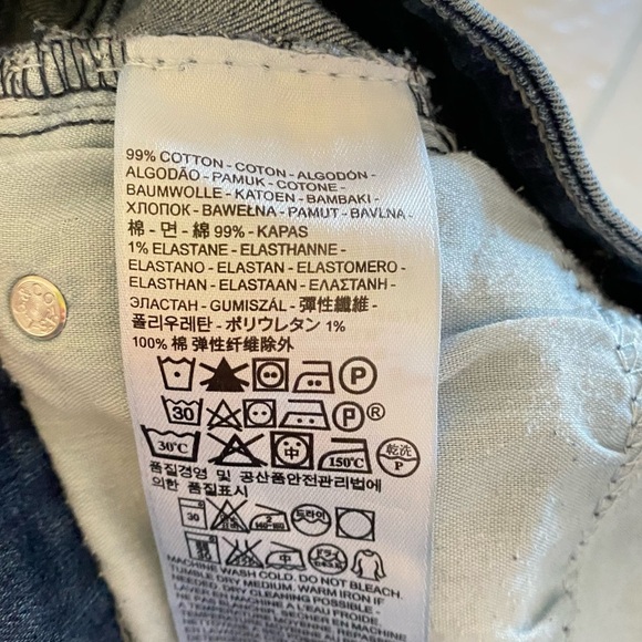 Levis Mid Rise Skinny Jeans Waist 27 Womens Size 4 Small Levi’s Denim Blue Faded - Picture 9 of 11